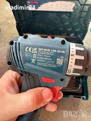 Bosch GSR 18V-45 Безчетков винтоверт, снимка 5 - Винтоверти - 53704922