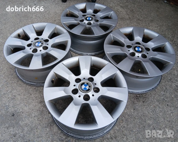 Алуминиеви джанти 16 цола BMW 5х120 7J БМВ 5x120, снимка 2 - Гуми и джанти - 51341869