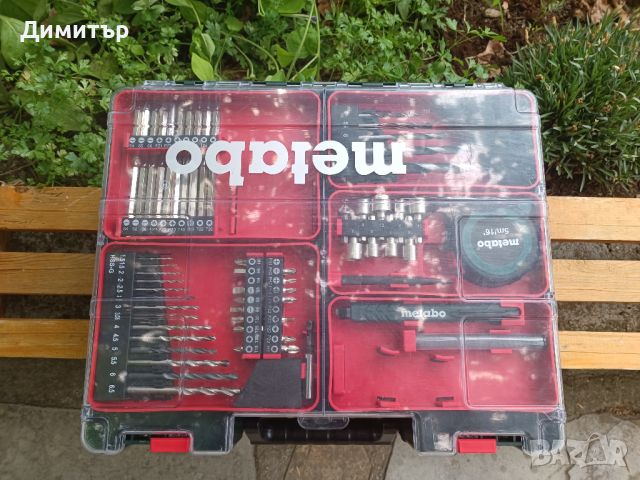 Metabo BS 18 SET винтоверт комплект, 18V Li-ion, 2х2.0 Ah, 48 Nm, снимка 2 - Винтоверти - 46652983