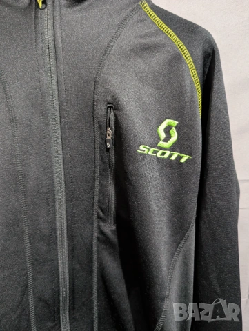 ЗАЩИТНО софтшел яке SCOTT с протектор за гръб  SOFT-CR размер S  за ски ,сноуборд или колоездене, снимка 2 - Спортни дрехи, екипи - 53878055