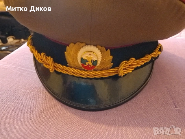 Офицерска парадна фуражка от соца 80-те г. нова # 59