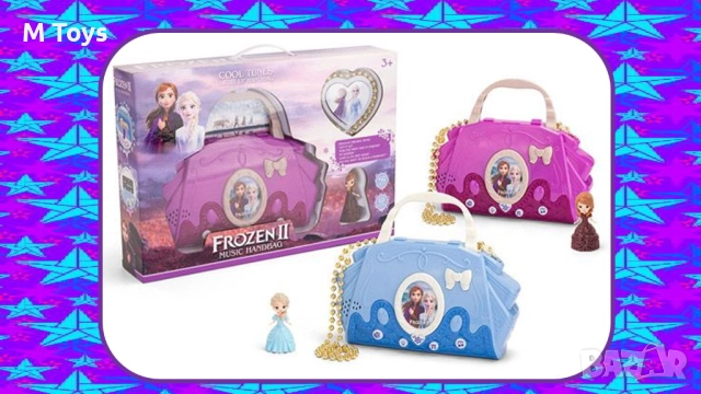 МУЗИКАЛНА СВЕТЕЩА ЧАНТА – FROZEN , снимка 2 - Музикални играчки - 52542540