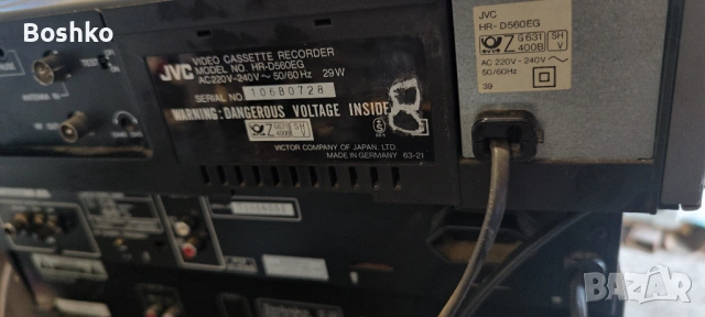Video jvc hr-d560eg, снимка 3 - Плейъри, домашно кино, прожектори - 53735638