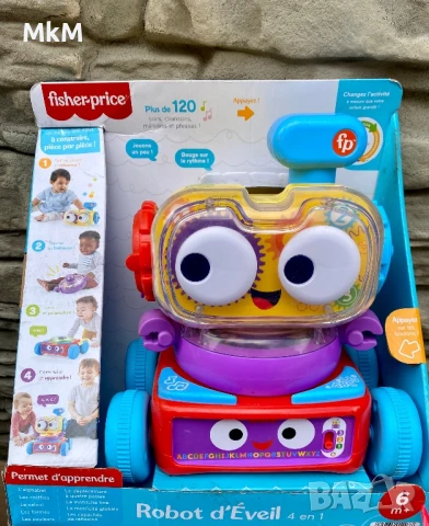 Образователна играчка Обучаващ робот 4 в 1, Fisher Price,, снимка 1