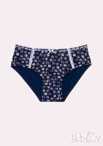 Jadea M,L,XL сини,лилави,розови италиански женски памучни слипове дантелена бикина памучни бикини, снимка 1