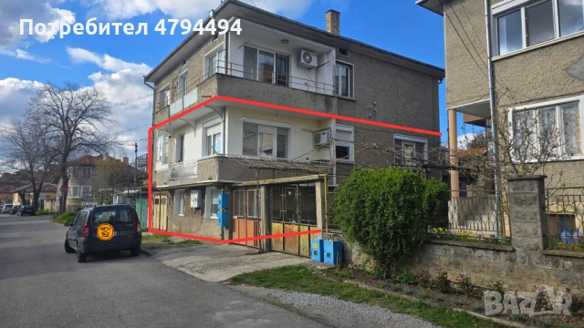 Два етажа от къща с гараж и двор в кв. Варош, Разград