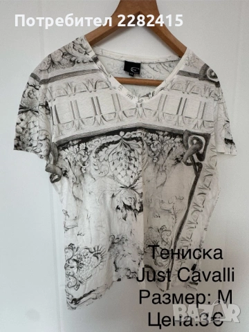 Мъжки дрехи Just Cavalli, снимка 10 - Тениски - 53727612