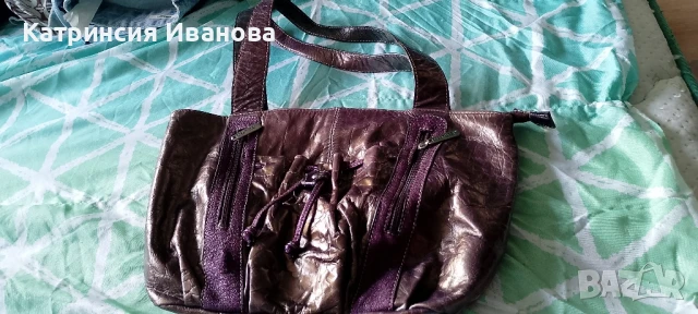 Промоция!!!Кожени италиански  Дамски чанти +подарък , снимка 12 - Чанти - 48591898