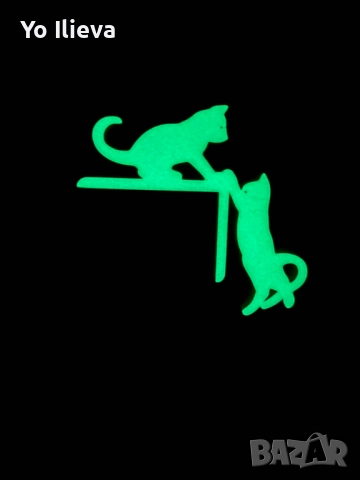 Светеща CatFrame за ключ/контак