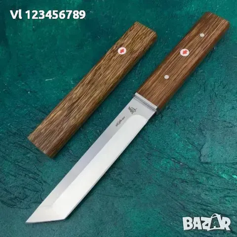 Висок клас японски ТАНТО нож KIBU JP06 WOOD, Стомана D2,HRC 58-60, снимка 1 - Ножове - 49505417