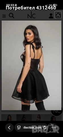 РОКЛЯ NIKOLE COLLECTION|Обличана веднъж|Като нова, снимка 5 - Рокли - 53898300