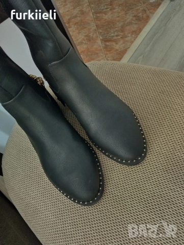Нови дълги ботуши номер 40 стелка 26 см.
