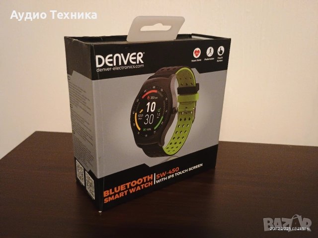 Чисто нов SMART часовник DENVER SW-450. Неупотребяван! , снимка 2 - Мъжки - 52864130