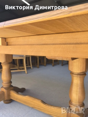 Разтегателна трапезна маса 2,80 м. , снимка 3 - Маси - 54115658