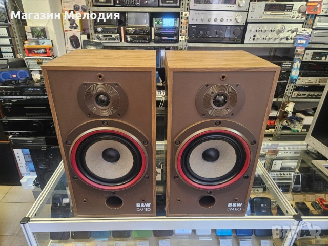 Тонколони B&W DM110 Digital Monitor – Легендарен звук, Made in England, снимка 5 - Тонколони - 53828227