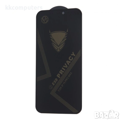 Стъклен протектор за дисплей OG Premium Privacy с цяло лепило, За Samsung Galaxy S26 Ultra, Черен