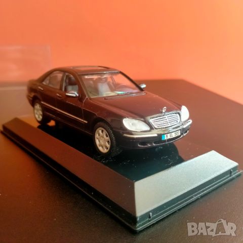Колекционерска количка Mercedes-Benz S Сlass Maisto 1/43, снимка 15 - Колекции - 46128914