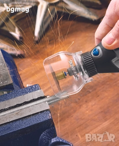 Dremel 550-комплект оригинални консумативи и предпазител, 5 части, снимка 3 - Други инструменти - 52142033