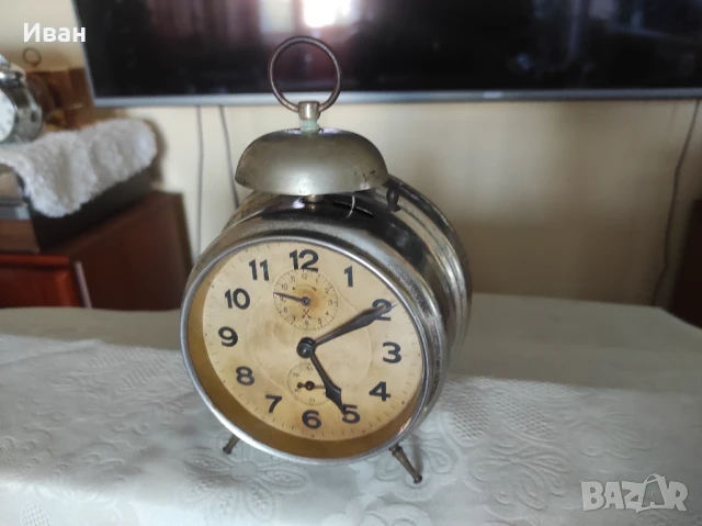 Немски механичен будилник Хамбург Американ