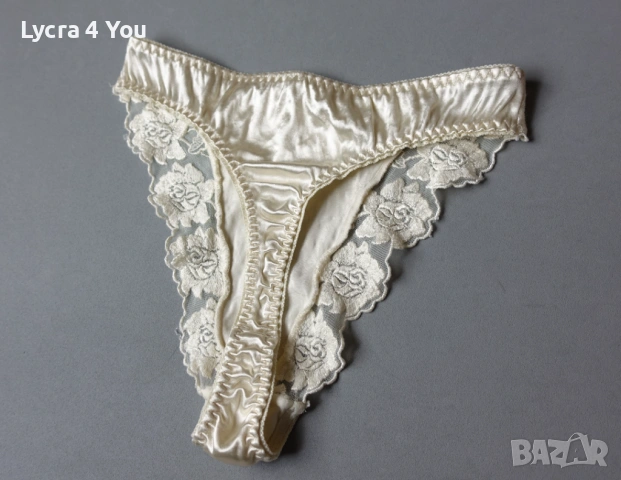 XS лъскава ретро прашка от еластичен сатен, снимка 3 - Бельо - 54010649