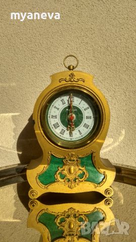 Руски , каминен часовник  "Янтар" , снимка 4 - Стенни часовници - 45686599