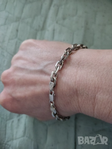 ПРОМО ЦЕНА до 25.03. Сребърни бижута-гривни, колиета, обеци 925, снимка 4 - Колиета, медальони, синджири - 53127575