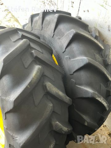 4 бр. гуми Michelin с джанти за редови обработки (13.6 Х 24 - 380/80-38)   (N01276), снимка 4 - Селскостопанска техника - 46102007