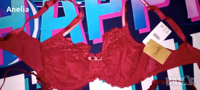 Нови Лукс 2 бр. Дамски Сутиени в Червено 75 Д 80, снимка 4 - Бельо - 52558137