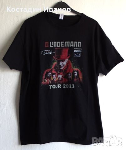 Rammstein Till Lindemann мъжка метъл тениска, снимка 1 - Тениски - 46228991