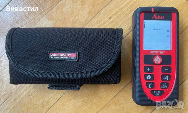 Лазерен далекомер (Ролетка) Leica Disto DXT с обхват до 70м и защита от вода IP65 и удар