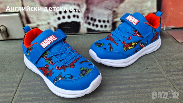 Английски детски маратонки Marvel, снимка 2 - Детски маратонки - 54291138