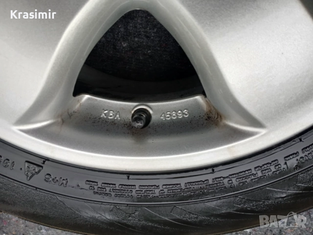 Алуминиеви джанти Мерцедес 15" 5x112, снимка 3 - Гуми и джанти - 52014715