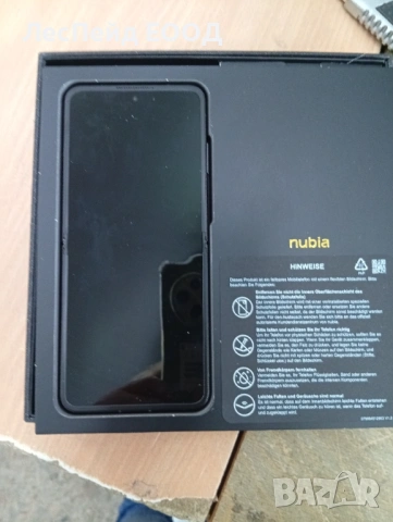 Nubia Flip 5G 17.5 cm (6.9") Dual SIM Android 13 USB Type-C 20 GB 256 GB 4310 mAh Черен
