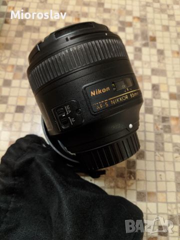 Nikon AF-S Nikkor 85mm f/1.8G - цена 500лв, снимка 2 - Обективи и филтри - 45542349