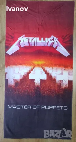 Нови плажни метал и рок кърпи размер 140 см./ 70 см.