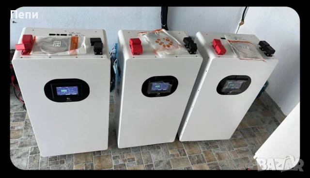 2 Батерии lifepo4 16KWh,51.2 320ah+ JKBMS-9000 цикъла + Инвертор Deye 12kw