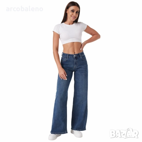 Дамски дънки с висока талия , снимка 2 - Дънки - 52626954