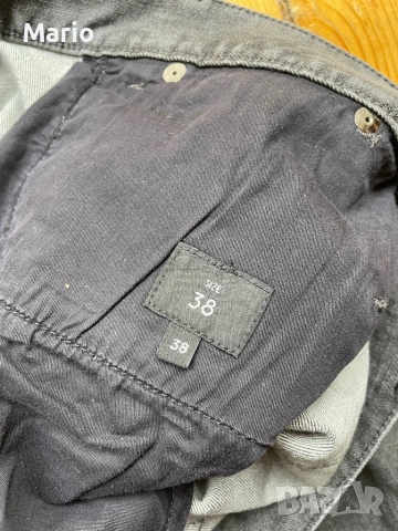 Zegna мъжки дънки сиви 38, снимка 10 - Дънки - 53683305