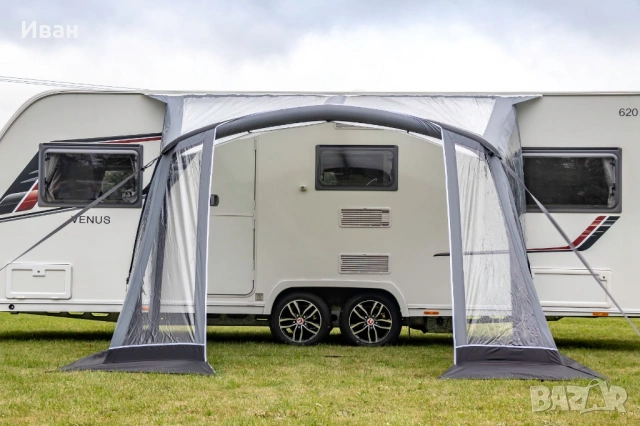 Надуваем, универсален форселт Sunncamp View Air 325 за каравана ,кемпер или ван. Тип тента -сенник, снимка 3 - Палатки - 54140886