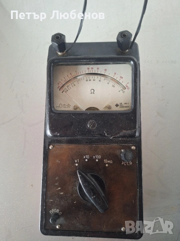 Омметър уред за измерване на съпротивление , снимка 2 - Други инструменти - 53020824