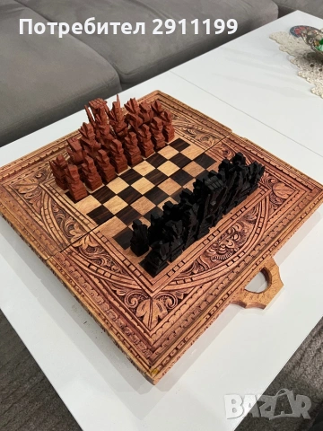 Антикварен шах от Китай, снимка 3 - Шах и табла - 53335560