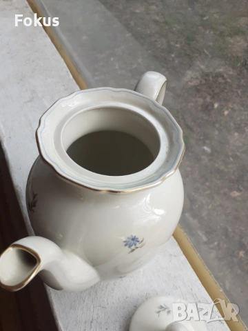 Чайник немски порцелан Reichenbach произведен 1969 - 1981год, снимка 5 - Антикварни и старинни предмети - 53388632