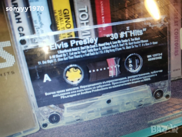ELVIS PRESLEY-ORIGINAL TAPE, снимка 4 - Аудио касети - 52992039