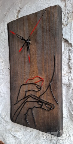 Ексклузивен Стенен Часовник-Авторска Изработка-Уникат, снимка 2 - Стенни часовници - 53358343