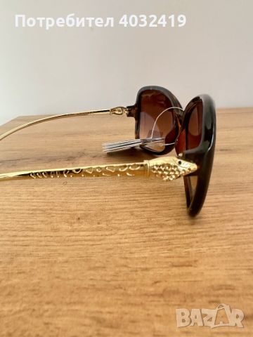 Дамски слънчеви очила в кафяво, снимка 4 - Слънчеви и диоптрични очила - 45842743