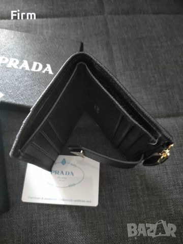 Prada прада унисекс портфейл мъжко портфейл дамски портфейл, снимка 3 - Чанти - 46323378