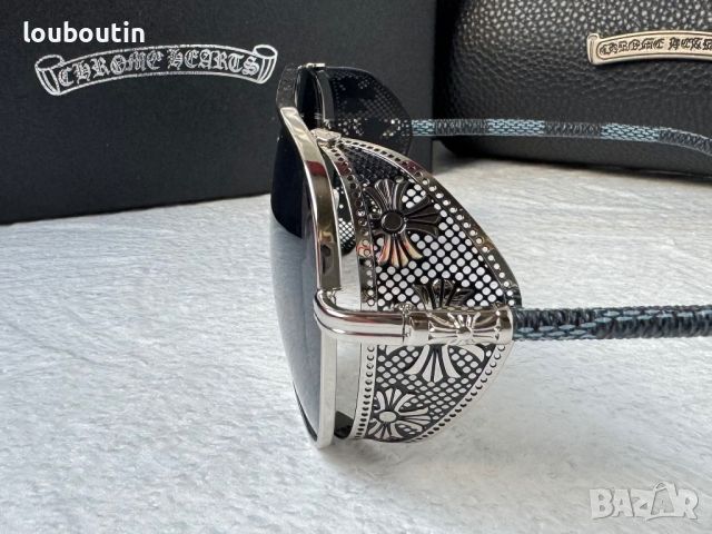 CHROME HEARTS мъжки слънчеви очила авиатор унисекс слънчеви очила дамски, снимка 9 - Слънчеви и диоптрични очила - 45438332