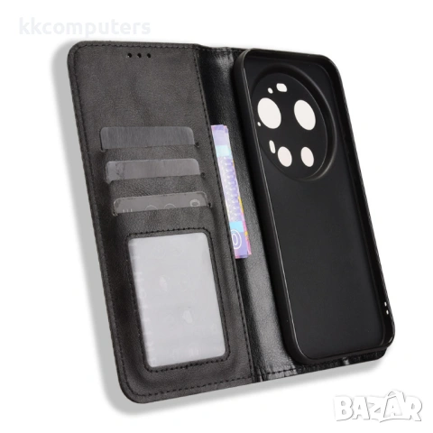 Ретро Кожен Калъф за Xiaomi 17 Ultra 5G - Портфейл, Магнитен, Стойка, Слотове, 4 цвята, снимка 9 - Калъфи, кейсове - 53727412