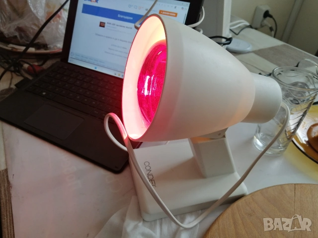 Инфрачервена лампа за нагревки CONDEL 150W , снимка 8 - Соларни лампи - 52801910