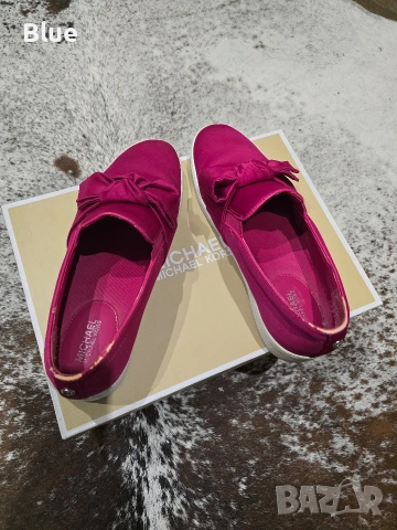 MICHAEL KORS обувки от сатениран памук, снимка 5 - Дамски ежедневни обувки - 53966067